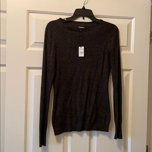 Fitted Crew Neck Sweater